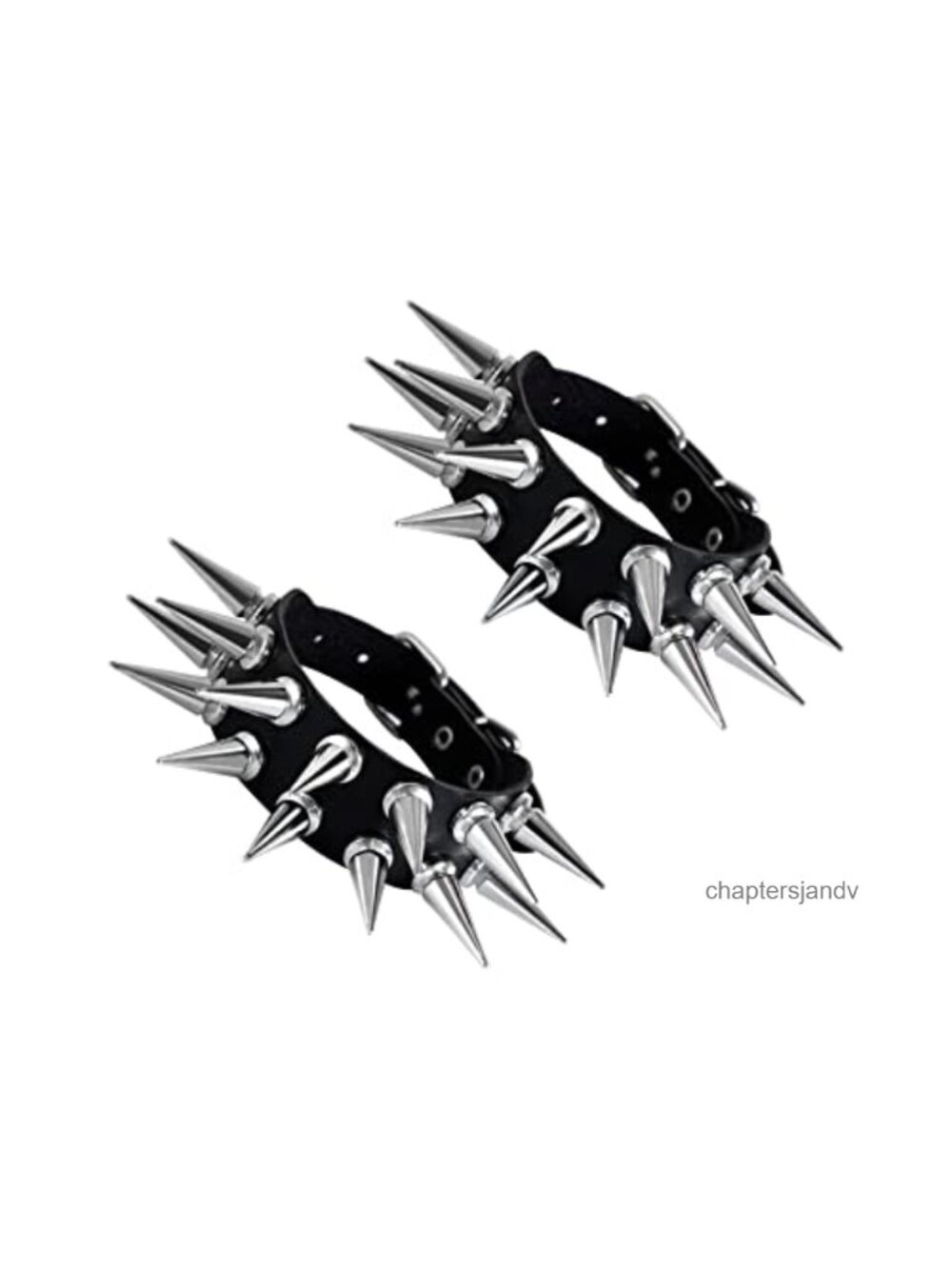 PU Leather Studded Cuff Bracelet Punk Rock Wristband Adjustable